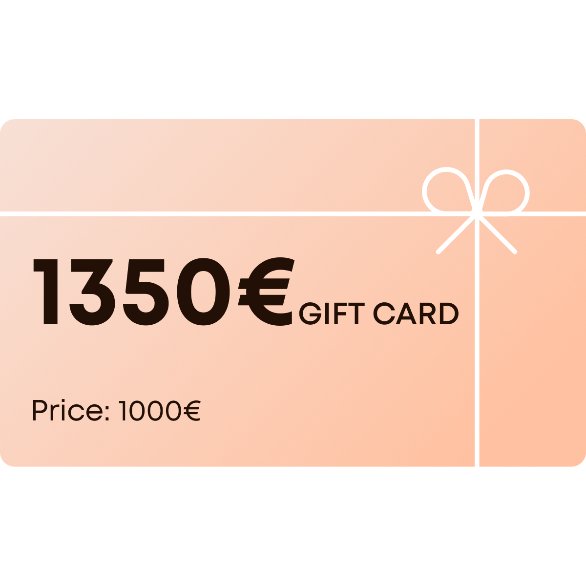 Giftcard (1350€)