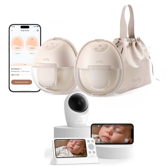 eufy Wearable Breast Pump S1 + Baby Monitor E21