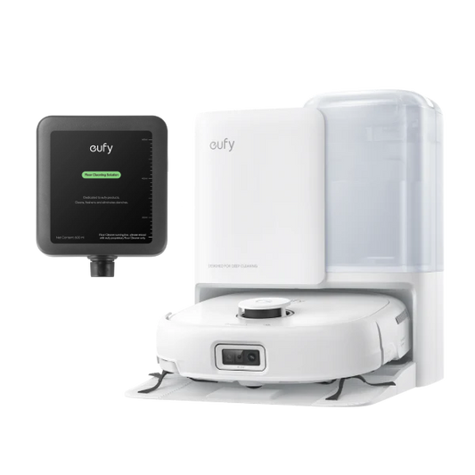 eufy Robot Vacuum Omni E25 White + Cleaning Solution